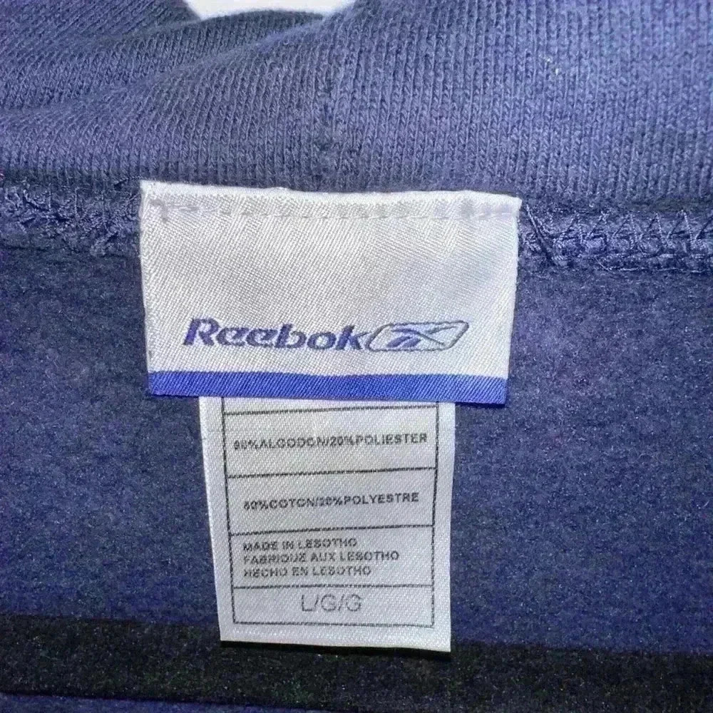 Vintage Reebok Hoodie Denver Broncos Country Navy & Orange L/G Men’s - Picture 6 of 11